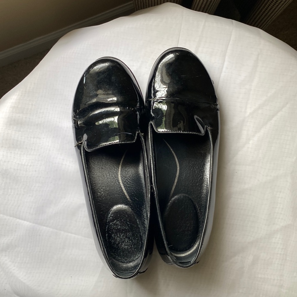 Dansko patent loafer